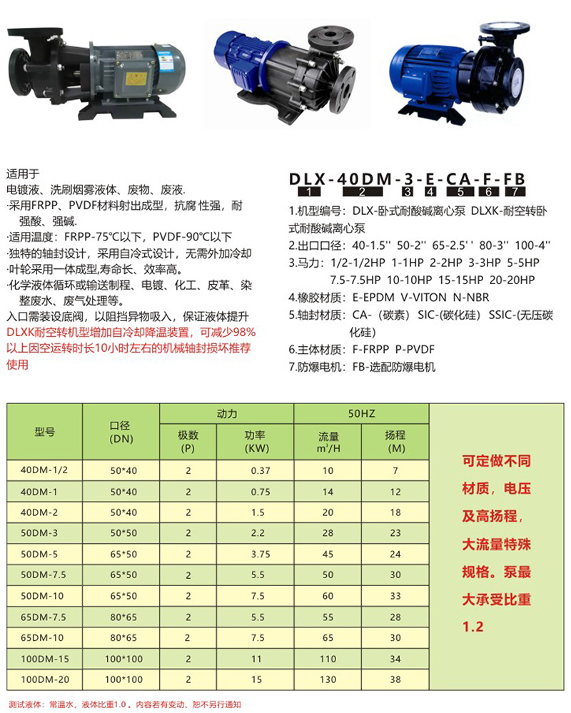 DLX卧式耐酸碱离心泵/DLXK耐空转卧式耐酸碱离心泵